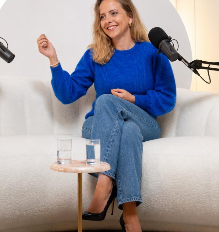 portrait fondatrice rosad enregistrement de podcast