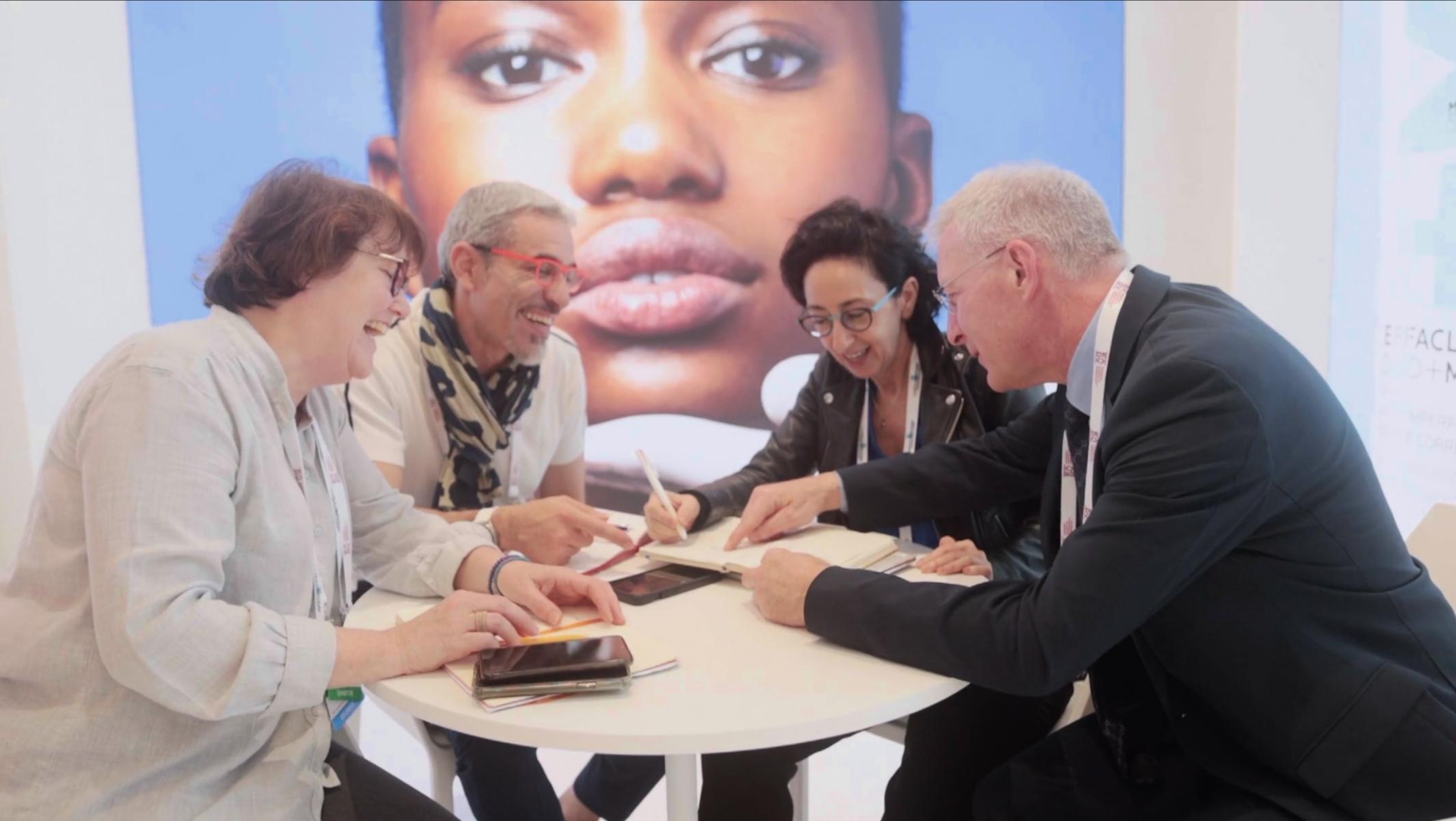 Screenshot vidéo corporate La Roche Posay Congrès EADV