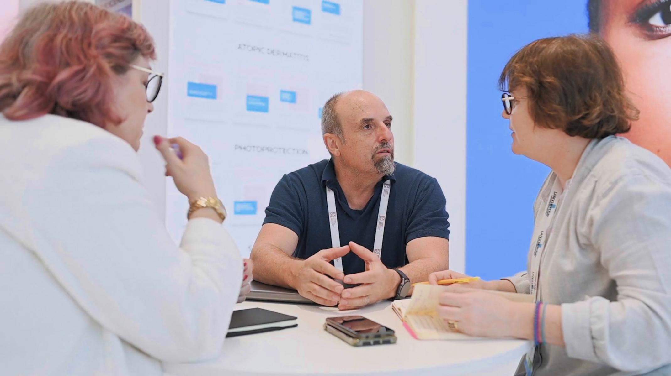 Screenshot vidéo corporate La Roche Posay Congrès EADV