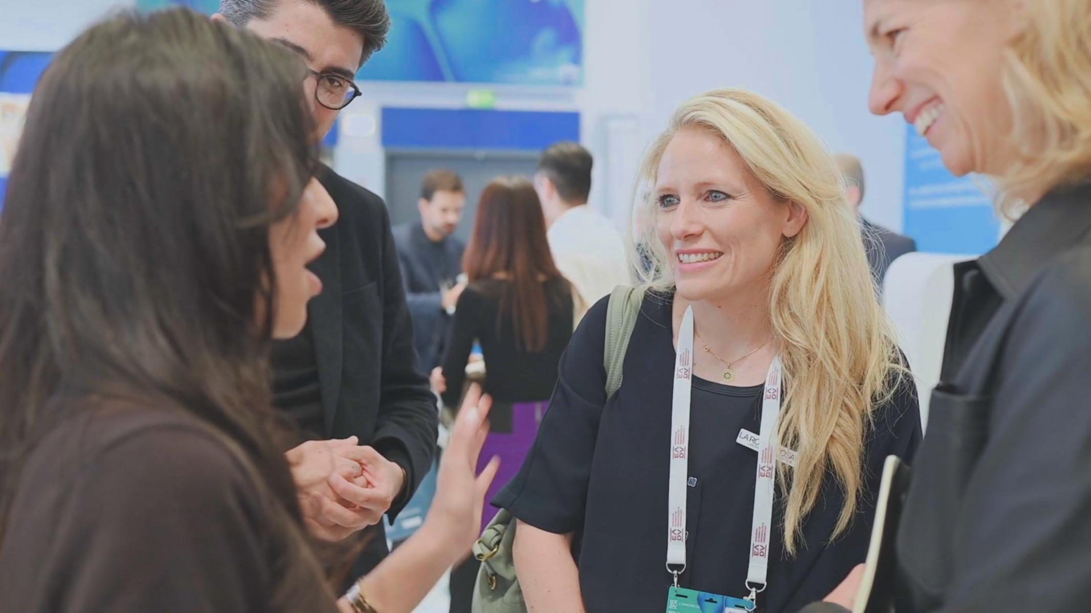 Screenshot vidéo corporate La Roche Posay Congrès EADV