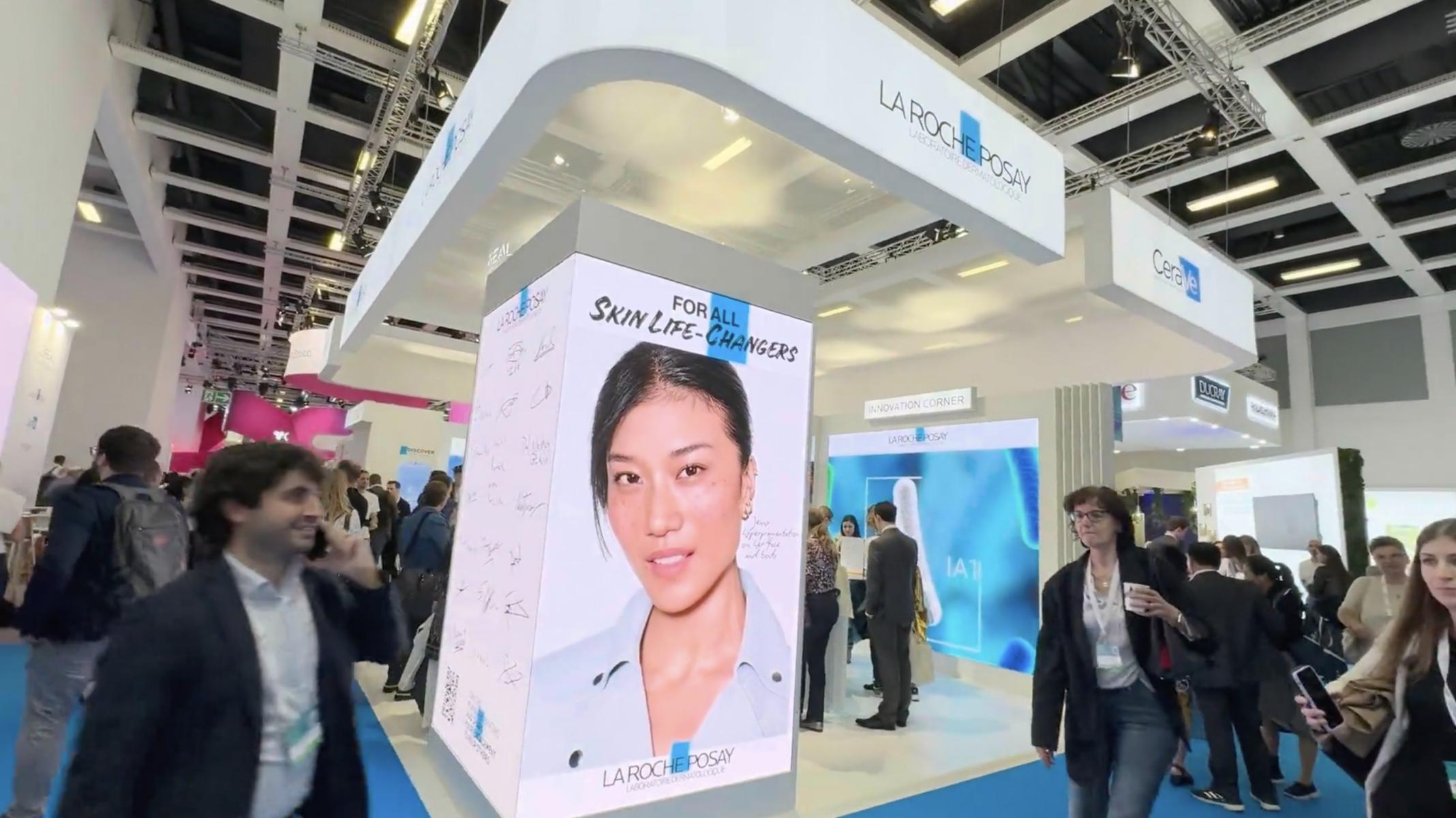 Screenshot vidéo corporate La Roche Posay Congrès EADV