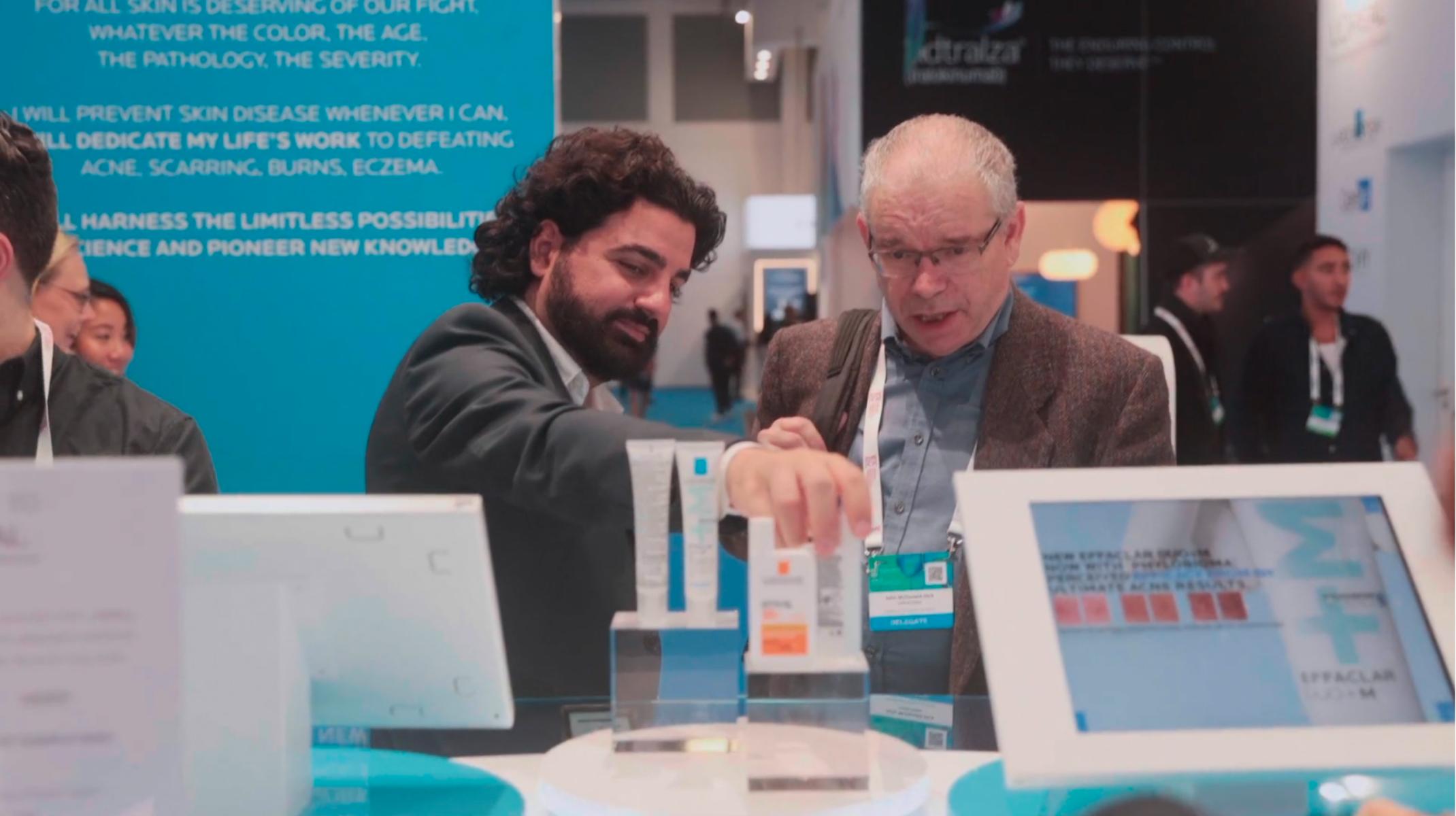 Screenshot vidéo corporate La Roche Posay Congrès EADV
