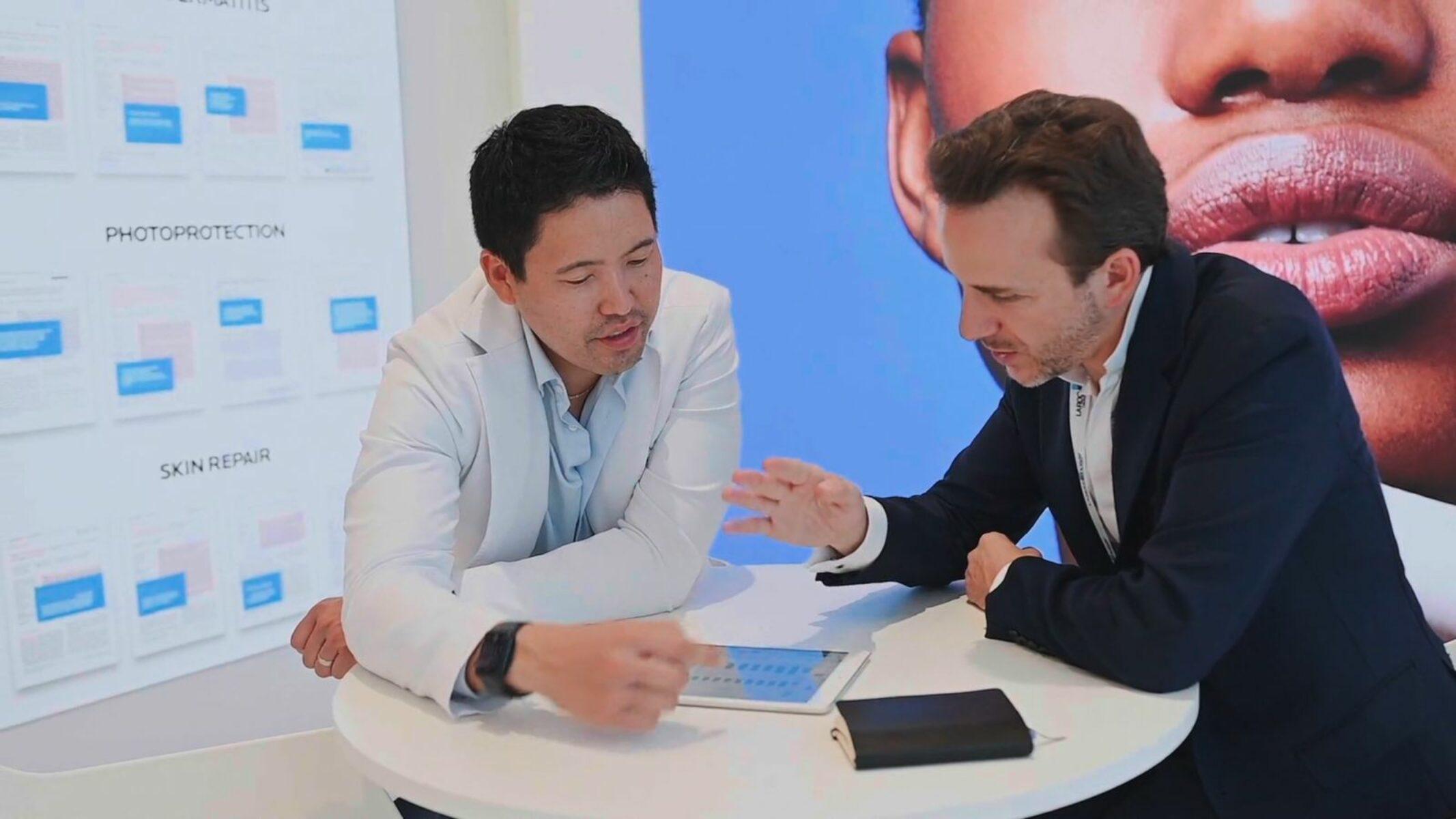 Screenshot vidéo corporate La Roche Posay Congrès EADV