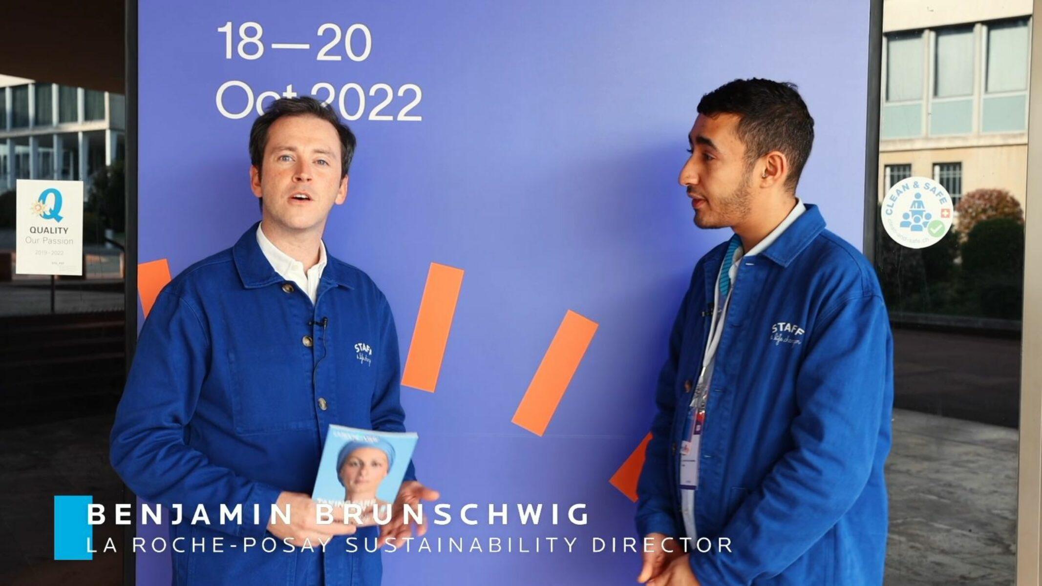 Screenshot vidéo corporate La Roche Posay World Cancer Congress