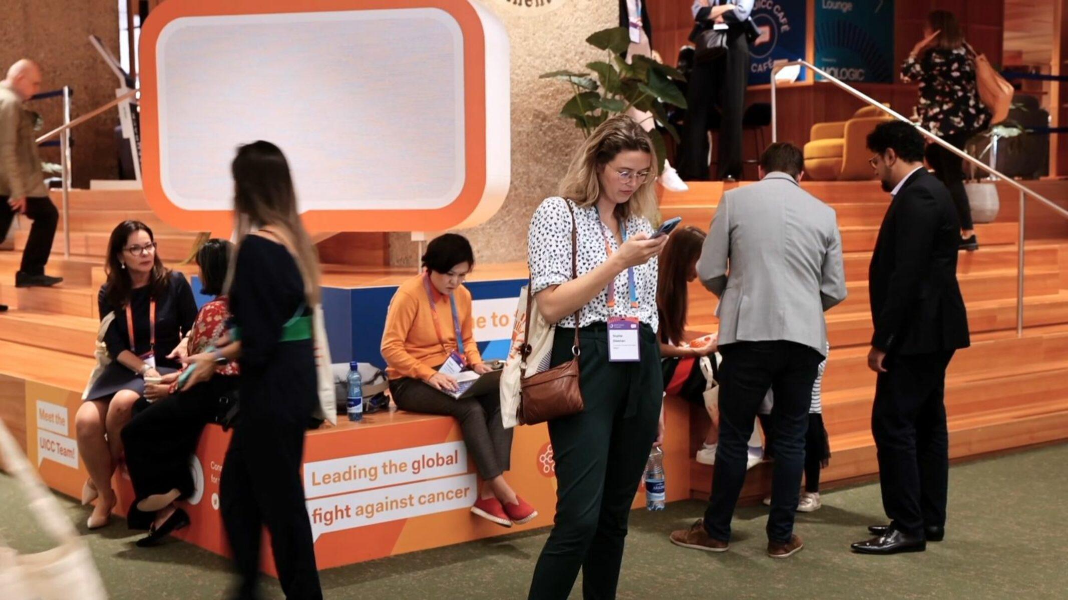 Screenshot vidéo corporate La Roche Posay World Cancer Congress