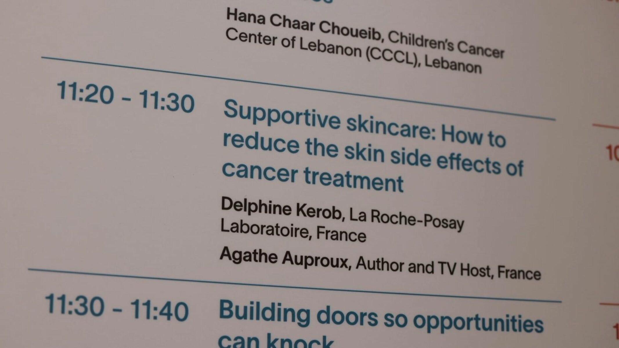 Screenshot vidéo corporate La Roche Posay World Cancer Congress