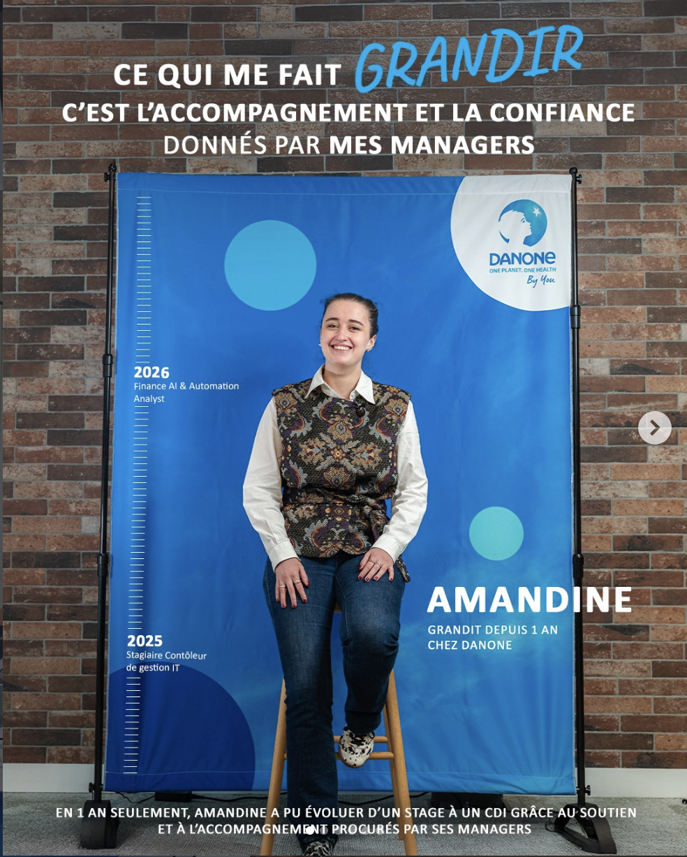 danone post instagram stratégie marque employeur agence rosad