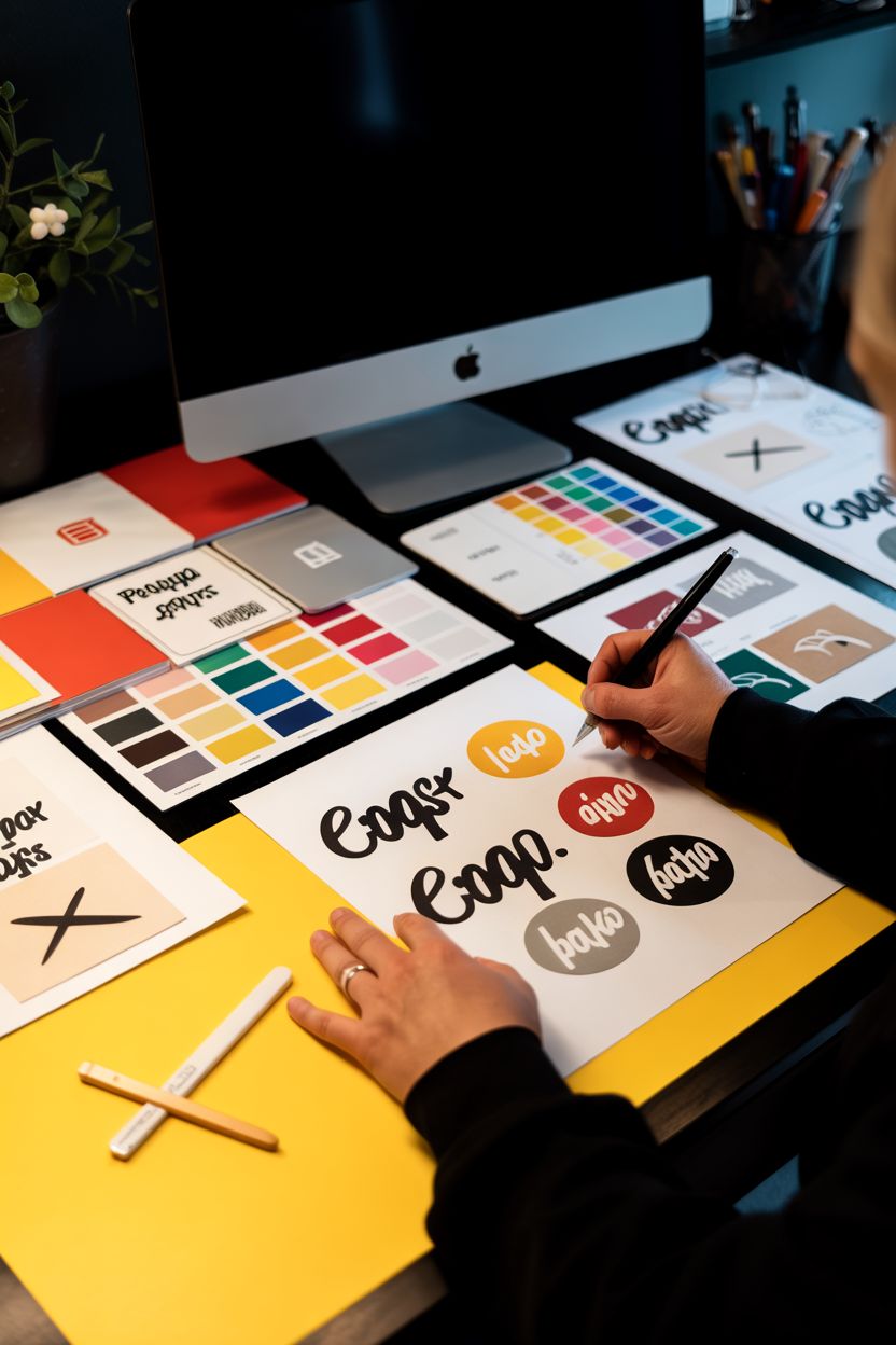 graphic design logo marque agence rosad
